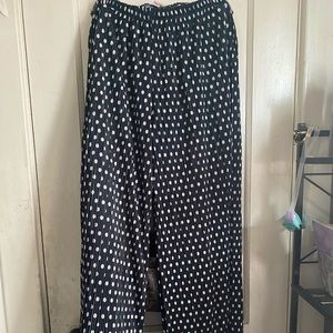 Long dressy polka dot